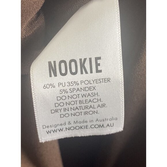 Nookie Womens Alexia Cut‎ Out Midi in Chocolate Size Large - Picture 7 of 9